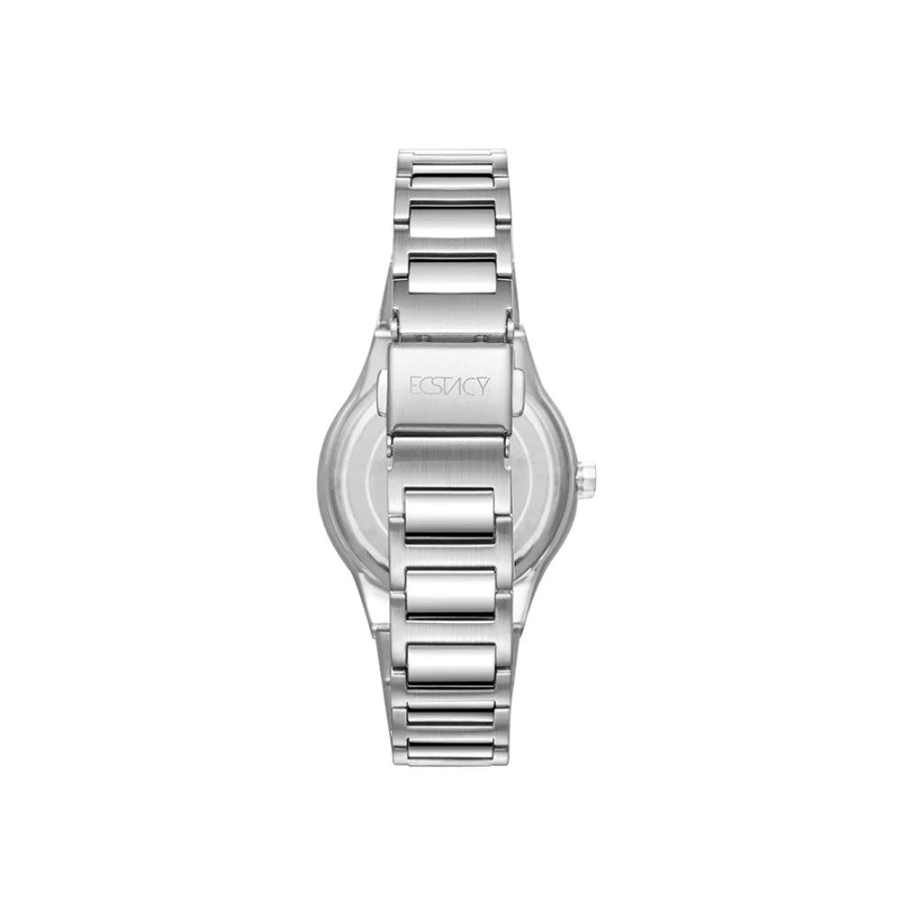 ecstacy-women's-gm10-movement-watch-analog-display-and-stainless-steel-strap-e23509-sbsl-silver