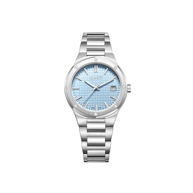 ecstacy-women's-gm10-movement-watch-analog-display-and-stainless-steel-strap-e23509-sbsl-silver