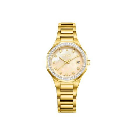 ecstacy-women's-gm10-movement-watch-analog-display-and-stainless-steel-strap-e23511-gbgmc-gold