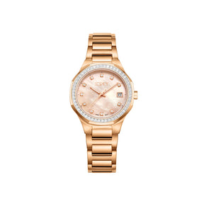 ecstacy-women's-gm10-movement-watch-analog-display-and-stainless-steel-strap-e23511-rbkmk-two-tone-rose-gold