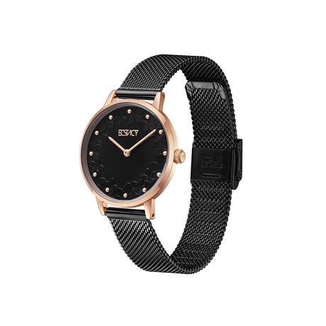 ecstacy-women's-vj20-movement-watch-analog-display-and-stainless-steel-strap-e23502-kmbb-black