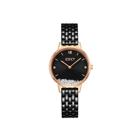 ecstacy-women's-vj20-movement-watch-analog-display-and-stainless-steel-strap-e23505-kbbb-black-metal
