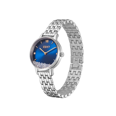 ecstacy-women's-vj20-movement-watch-analog-display-and-stainless-steel-strap-e23505-sbsl-silver