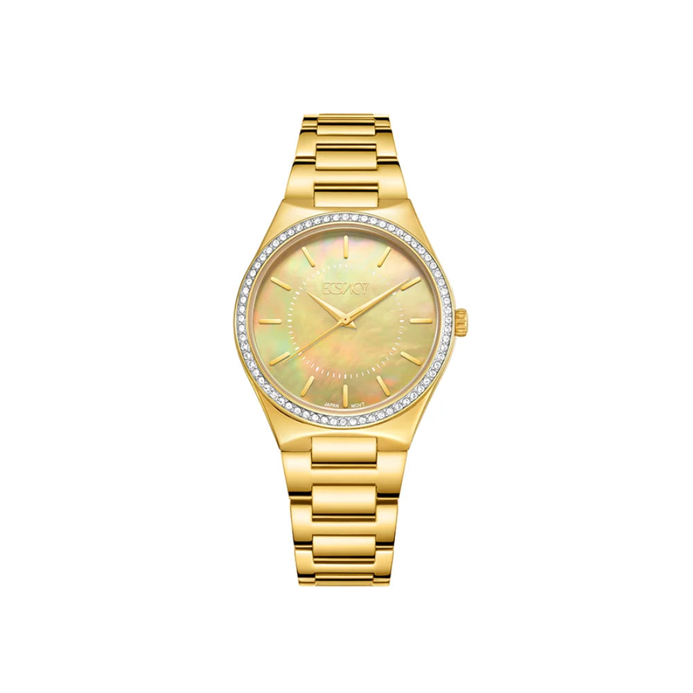 ecstacy-women's-vj21-movement-watch-analog-display-and-stainless-steel-strap-e23507-gbgmh-gold