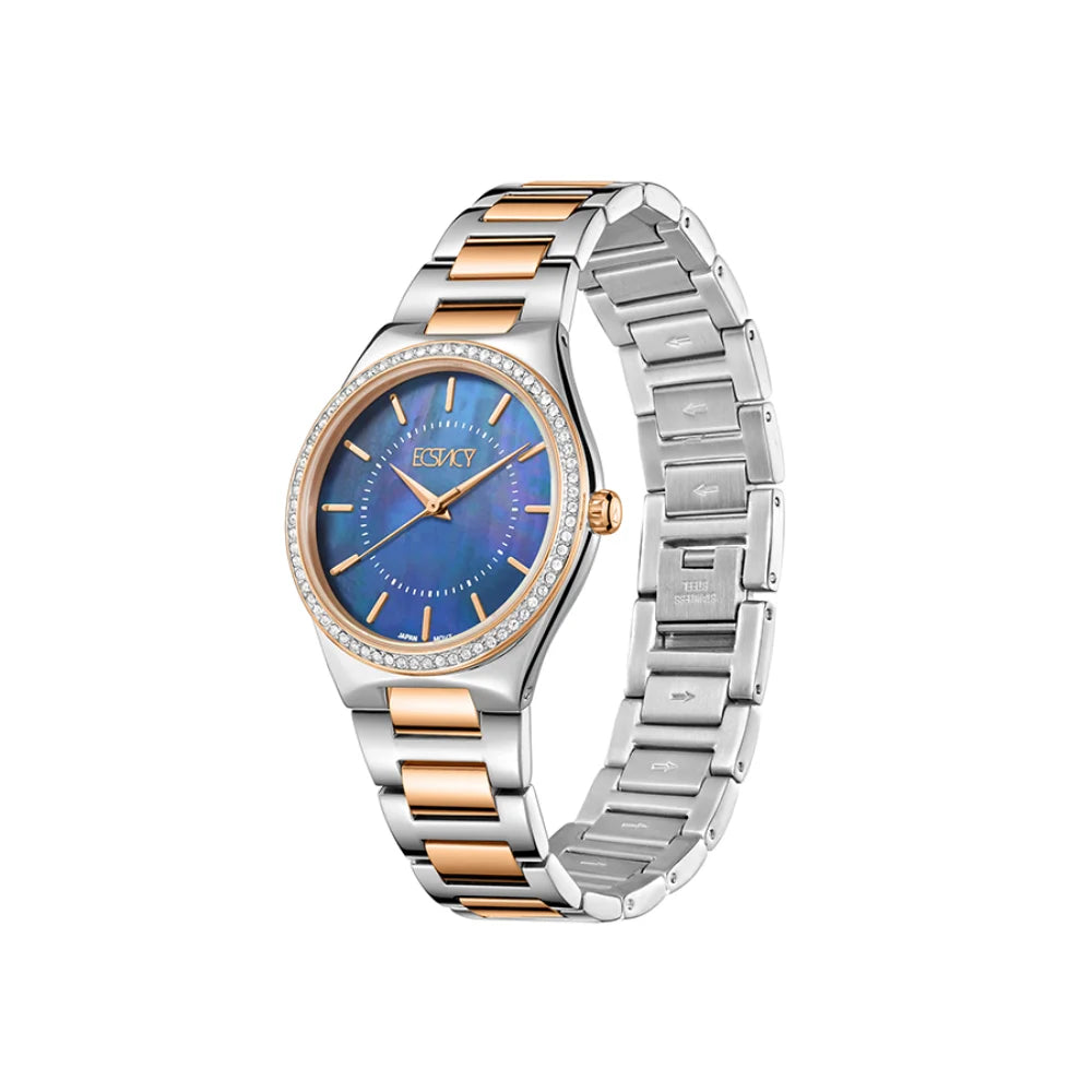 ecstacy-women's-vj21-movement-watch-analog-display-and-stainless-steel-strap-e23507-kbkmn-two-tone-rose-gold