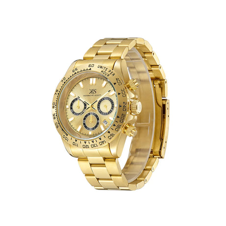 kenneth-scott-men's-ld53-movement-watch-multi-function-display-and-stainless-steel-strap-k23123-gbgc-gold