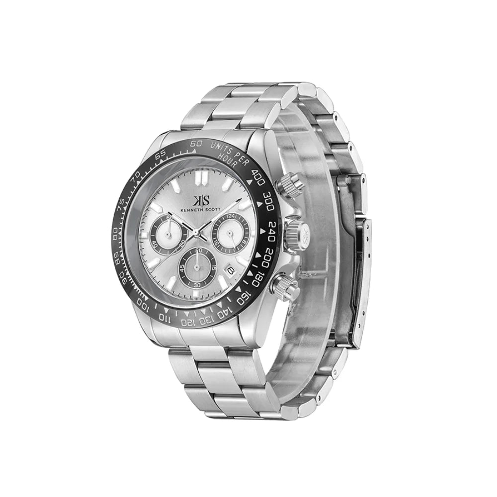 kenneth-scott-men's-ld53-movement-watch-multi-function-display-and-stainless-steel-strap-k23123-sbswb-silver