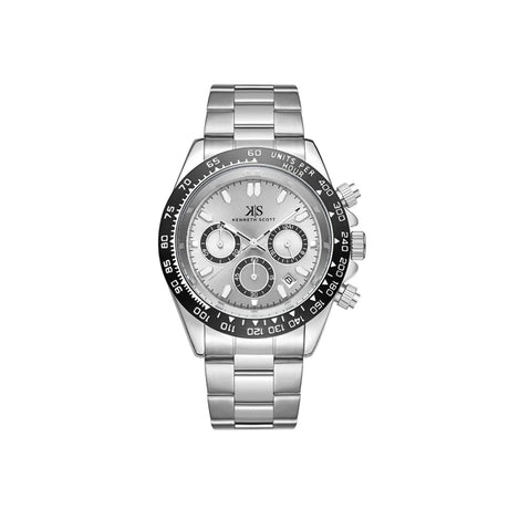 kenneth-scott-men's-ld53-movement-watch-multi-function-display-and-stainless-steel-strap-k23123-sbswb-silver