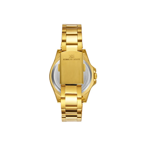 kenneth-scott-men's-sl28d-movement-watch-analog-display-and-stainless-steel-strap-k23022-gbgc-gold