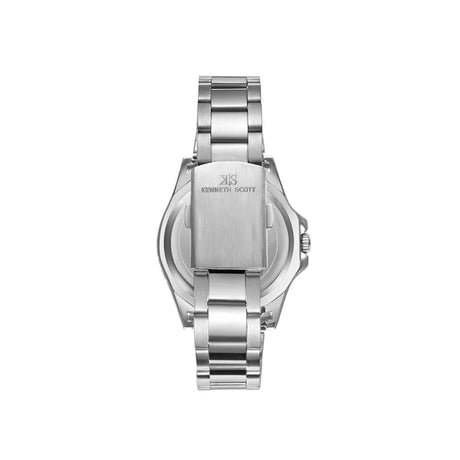 kenneth-scott-men's-sl28d-movement-watch-analog-display-and-stainless-steel-strap-k23022-sbsl-silver