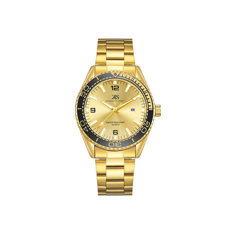kenneth-scott-men's-sl28d-movement-watch-analog-display-and-stainless-steel-strap-k23024-gbgcb-gold