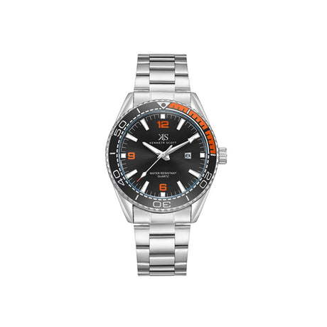 kenneth-scott-men's-sl28d-movement-watch-analog-display-and-stainless-steel-strap-k23024-sbsb-silver
