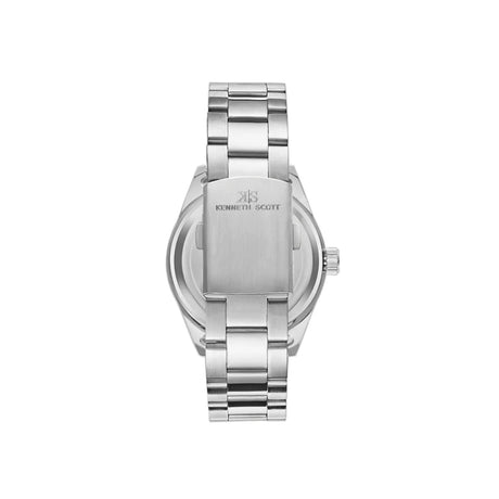 kenneth-scott-men's-sl28d-movement-watch-analog-display-and-stainless-steel-strap-k23024-sbss-silver