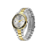 kenneth-scott-men's-sl28d-movement-watch-analog-display-and-stainless-steel-strap-k23024-tbtsb-gold/silver