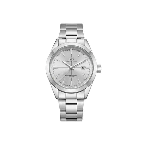 kenneth-scott-men's-sl28d-movement-watch-analog-display-and-stainless-steel-strap-k23025-sbsw-silver