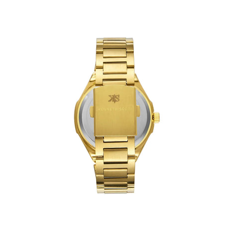 kenneth-scott-men's-sl28d-movement-watch-analog-display-and-stainless-steel-strap-k23026-gbgc-gold