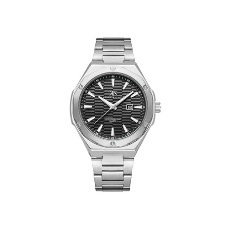 kenneth-scott-men's-sl28d-movement-watch-analog-display-and-stainless-steel-strap-k23026-sbsb-silver