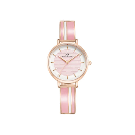 kenneth-scott-women's-pc21-movement-watch-analog-display-and-alloy-strap-k23501-rbpp-pink
