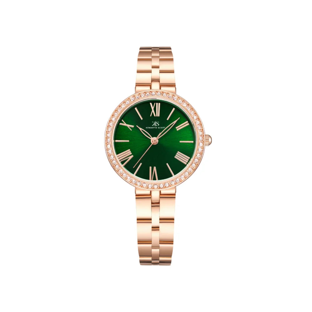 kenneth-scott-women's-pc21-movement-watch-analog-display-and-stainless-steel-strap-k23502-rbkg-rose-gold