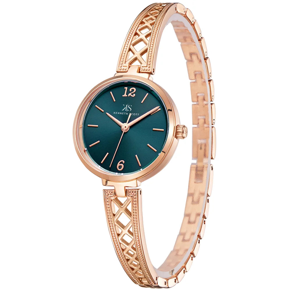 kenneth-scott-women's-quartz-movement-watch-analog-display-and-alloy-strap-k22518-rbkh-rose-gold