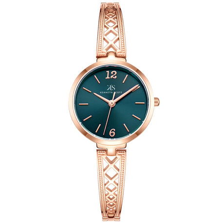 kenneth-scott-women's-quartz-movement-watch-analog-display-and-alloy-strap-k22518-rbkh-rose-gold