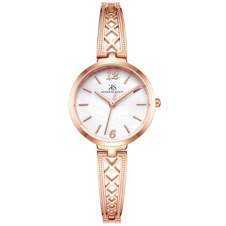 kenneth-scott-women's-quartz-movement-watch-analog-display-and-alloy-strap-k22518-rbkm-rose-gold