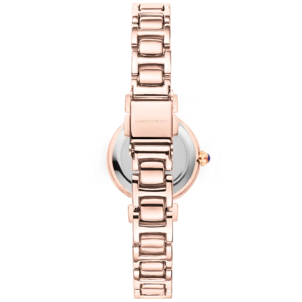 kenneth-scott-women's-quartz-movement-watch-analog-display-and-alloy-strap-k22520-rbkm-rose-gold
