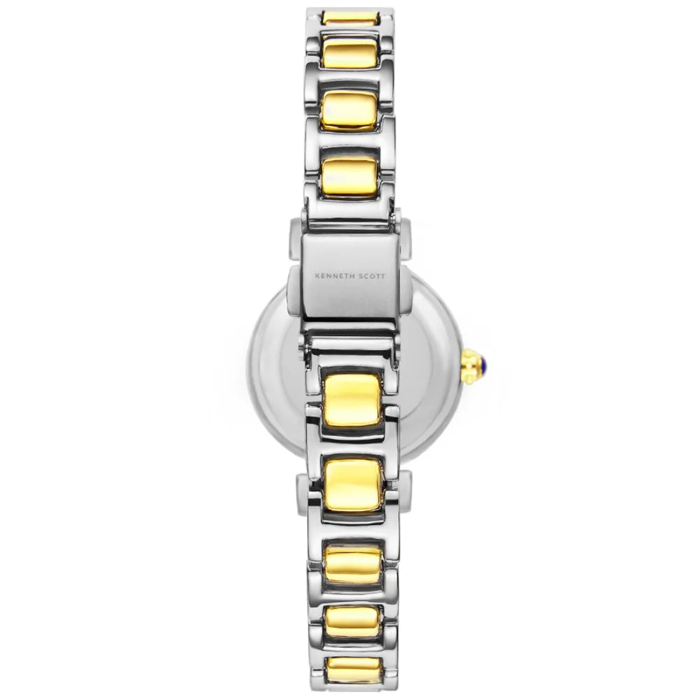 kenneth-scott-women's-quartz-movement-watch-analog-display-and-alloy-strap-k22520-tbtm-two-tone-gold