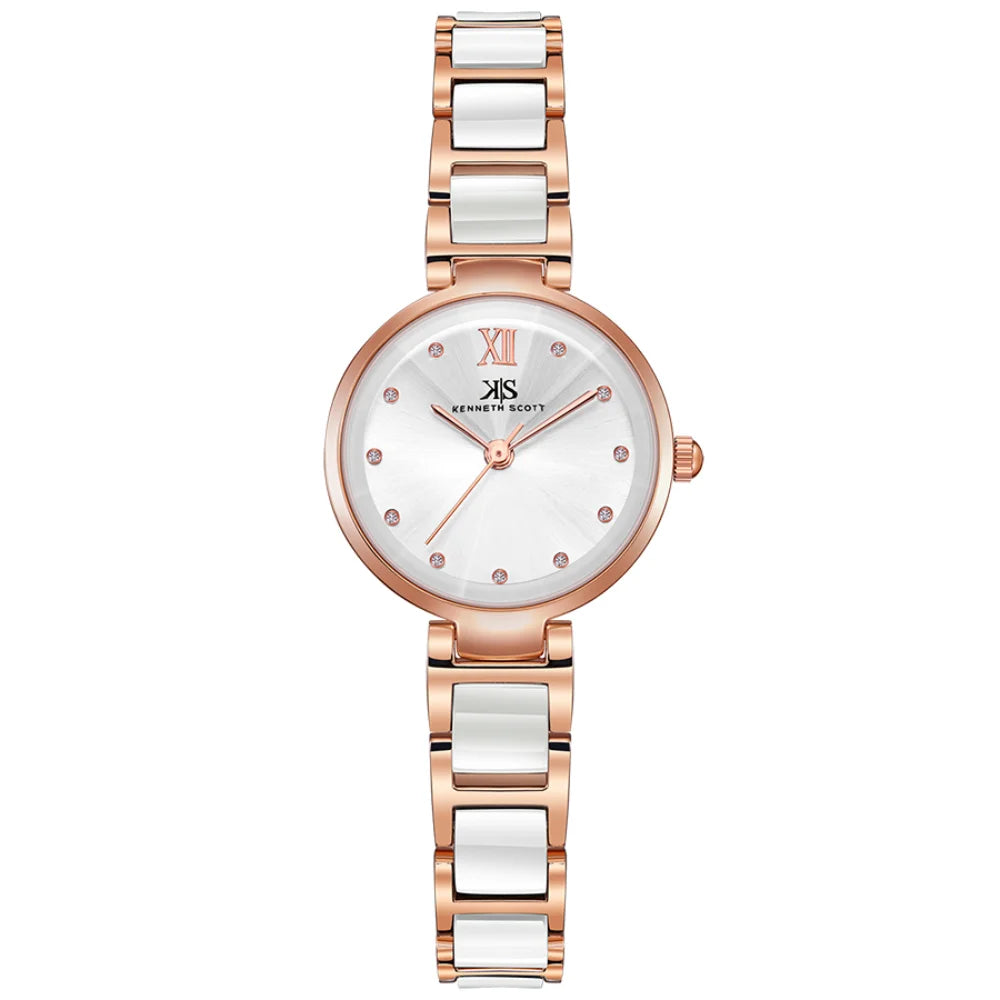 kenneth-scott-women's-quartz-movement-watch-analog-display-and-alloy+ceramic-strap-k22531-kcww-white