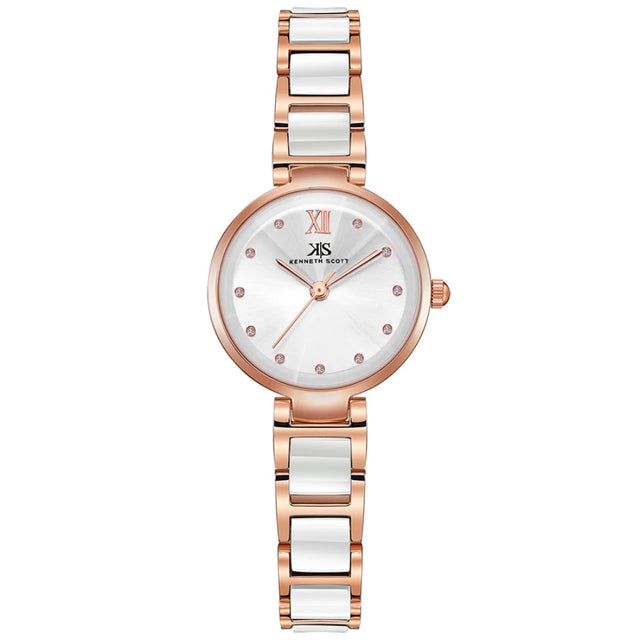 kenneth-scott-women's-quartz-movement-watch-analog-display-and-alloy+ceramic-strap-k22531-kcww-white