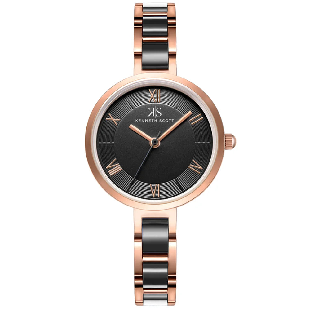 kenneth-scott-women's-quartz-movement-watch-analog-display-and-alloy+plastic-strap-k22521-kcbb-rose-gold