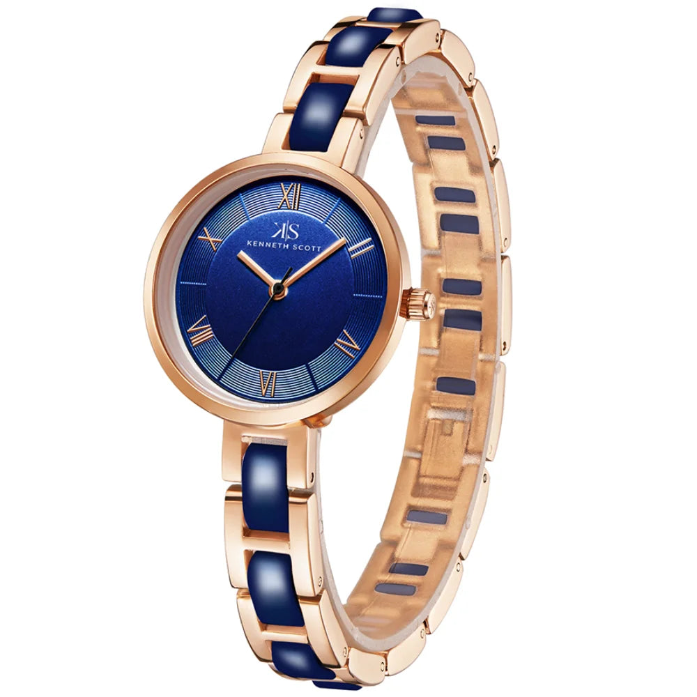 kenneth-scott-women's-quartz-movement-watch-analog-display-and-alloy+plastic-strap-k22521-kcnn-rose-gold