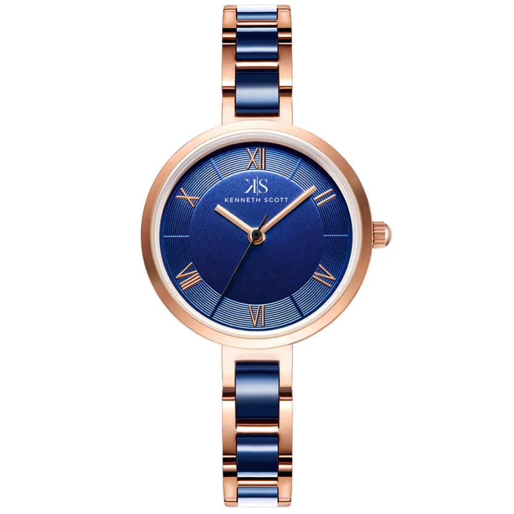 kenneth-scott-women's-quartz-movement-watch-analog-display-and-alloy+plastic-strap-k22521-kcnn-rose-gold