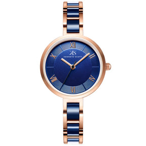 kenneth-scott-women's-quartz-movement-watch-analog-display-and-alloy+plastic-strap-k22521-kcnn-rose-gold