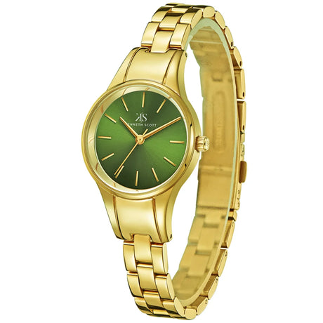 kenneth-scott-women's-quartz-movement-watch-analog-display-and-stainless-steel-strap-k22517-gbgh-gold
