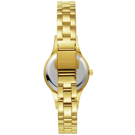 kenneth-scott-women's-quartz-movement-watch-analog-display-and-stainless-steel-strap-k22517-gbgh-gold
