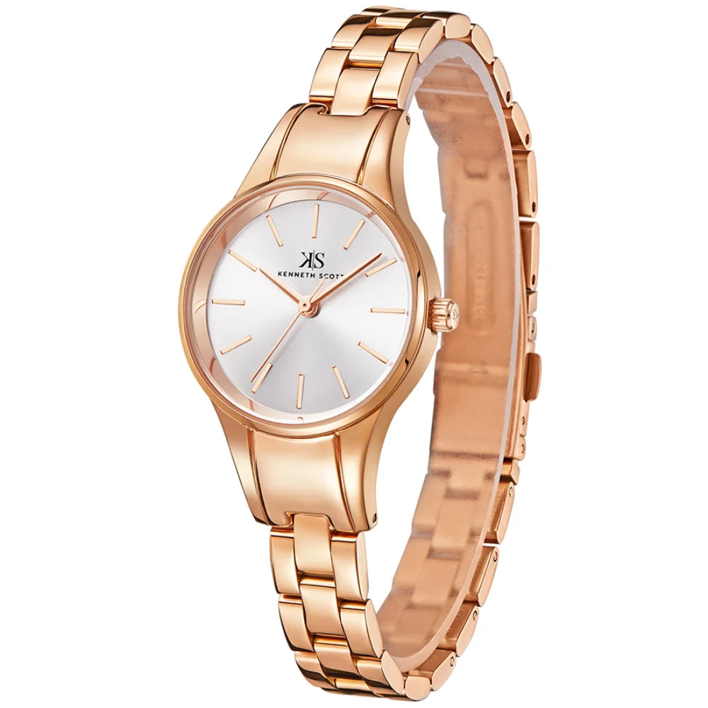 kenneth-scott-women's-quartz-movement-watch-analog-display-and-stainless-steel-strap-k22517-kbkw-rose-gold