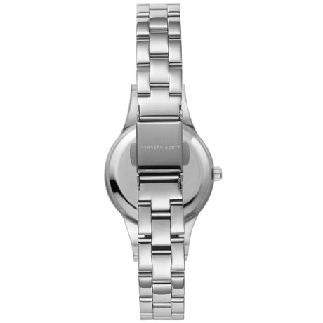 kenneth-scott-women's-quartz-movement-watch-analog-display-and-stainless-steel-strap-k22517-sbsn-silver