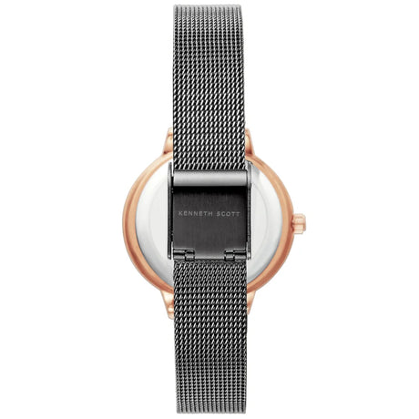 kenneth-scott-women's-quartz-movement-watch-analog-display-and-stainless-steel-strap-k22519-kmbb-black
