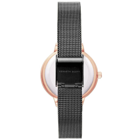 kenneth-scott-women's-quartz-movement-watch-analog-display-and-stainless-steel-strap-k22523-rmbb-black