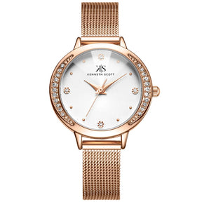 kenneth-scott-women's-quartz-movement-watch-analog-display-and-stainless-steel-strap-k22523-rmkw-rose-gold