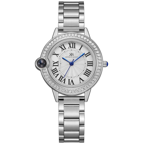 kenneth-scott-women's-quartz-movement-watch-analog-display-and-stainless-steel-strap-k22530-sbsw-silver