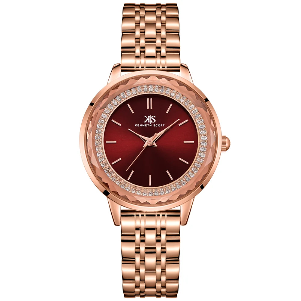 kenneth-scott-women's-quartz-movement-watch-analog-display-and-stainless-steel-strap-k22532-rbkr-rose-gold
