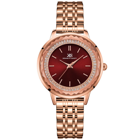 kenneth-scott-women's-quartz-movement-watch-analog-display-and-stainless-steel-strap-k22532-rbkr-rose-gold
