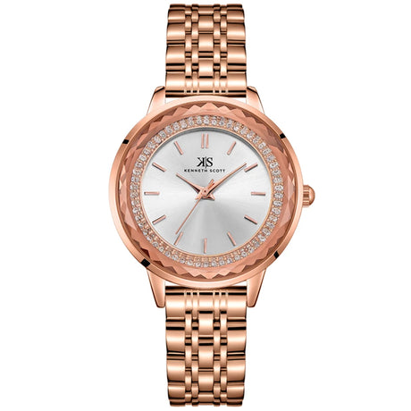 kenneth-scott-women's-quartz-movement-watch-analog-display-and-stainless-steel-strap-k22532-rbkw-rose-gold