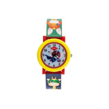 lee-cooper-kids-pc21s-movement-watch-analog-display-and-silicone-strap-lc.k.2.869-green/blue
