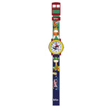 lee-cooper-kids-pc21s-movement-watch-analog-display-and-silicone-strap-lc.k.2.869-green/blue