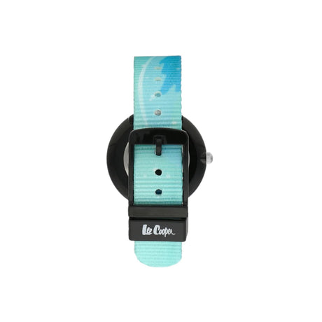 lee-cooper-kids-pc21s-movement-watch-analog-display-and-textile-strap-lc.k.3.659-blue/green
