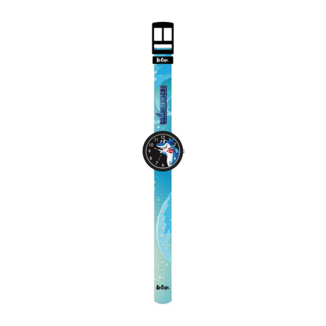 lee-cooper-kids-pc21s-movement-watch-analog-display-and-textile-strap-lc.k.3.659-blue/green