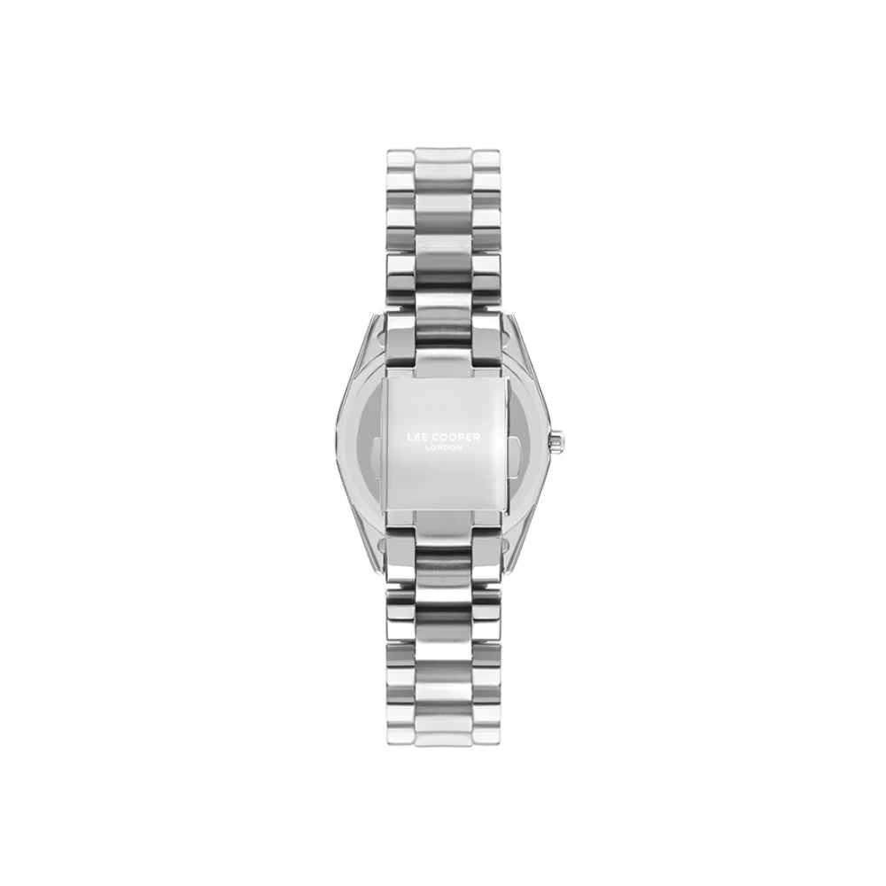 lee-cooper-women's-quartz-movement-watch-analog-display-and-metal-strap-lc07478.320-silver